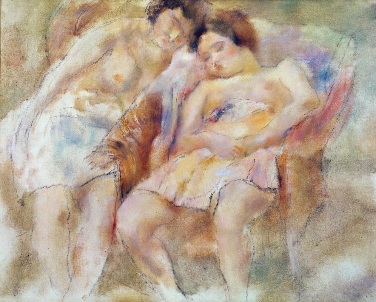 De to sovende av Jules Pascin