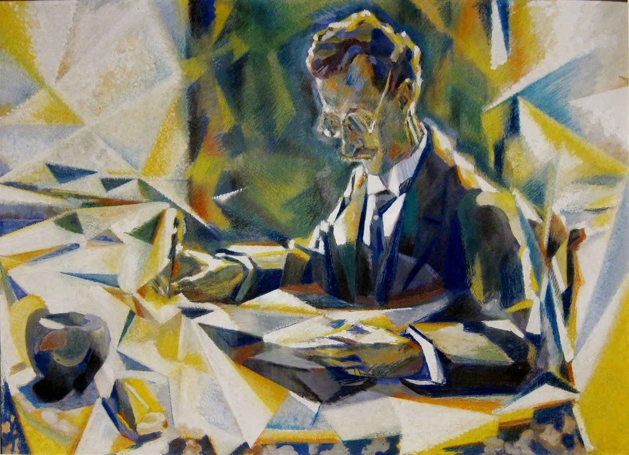 Portrett av baron Francis Delbeke av Jules Schmalzigaug