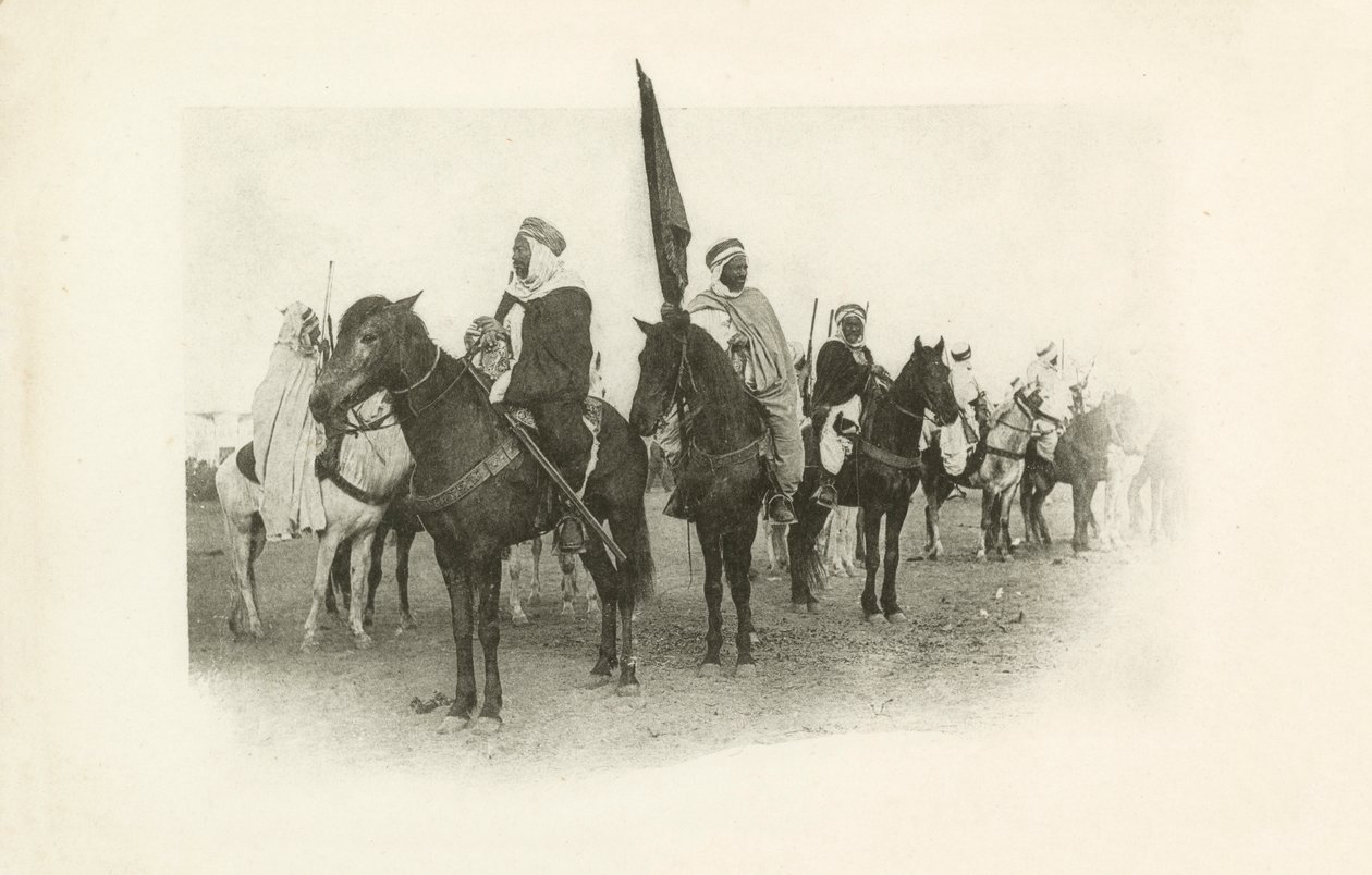 Et av Jules Gervais-Courtellemonts utsikter over Algerie (s/h-bilde) av Jules (after) Gervais-Courtellemont