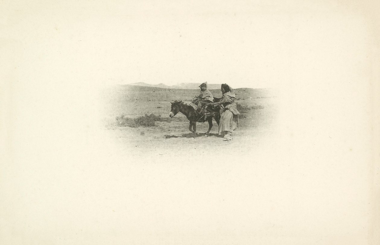 Et av Jules Gervais-Courtellemonts utsikter over Algerie (s/h-bilde) av Jules (after) Gervais-Courtellemont