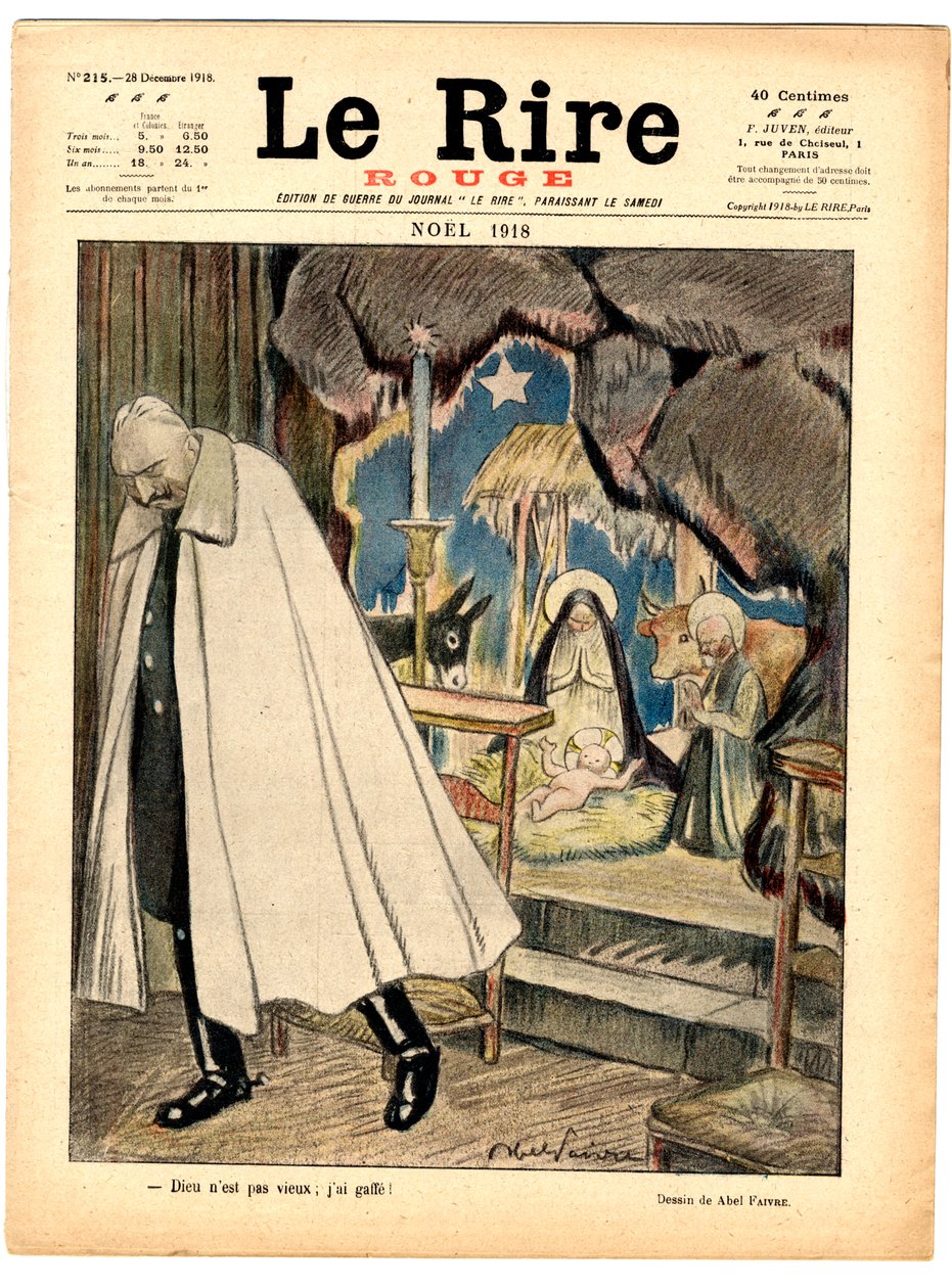 Cover av "" The Red Laughter", Satirical in Colors av Jules Abel Faivre