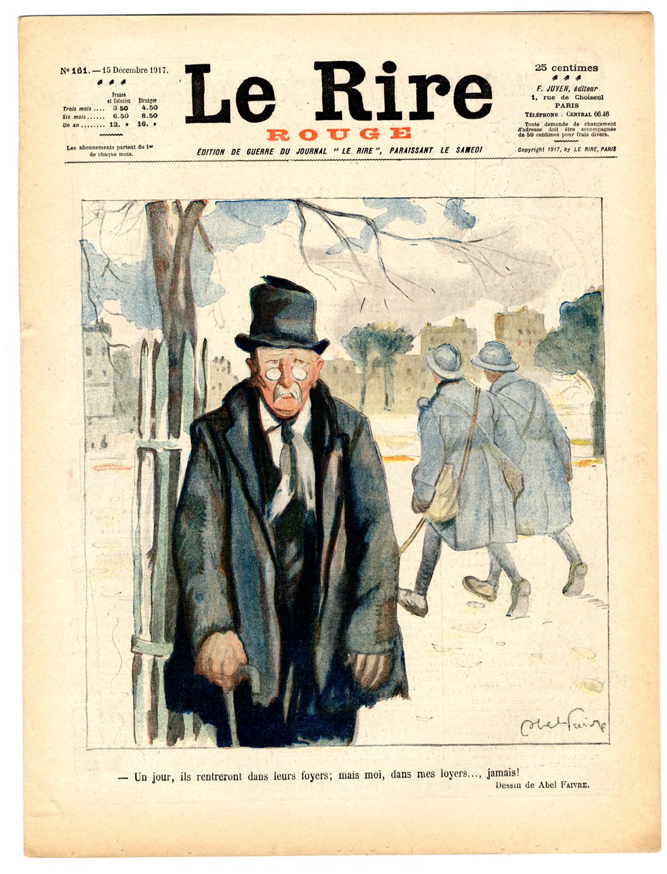 Cover av "" The Red Laughter", Satirical in Colors av Jules Abel Faivre