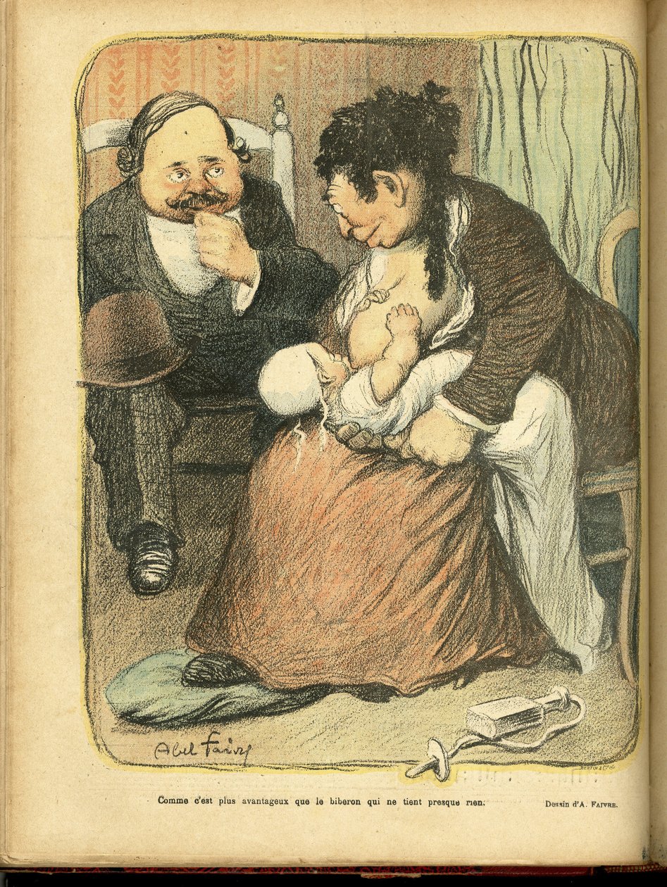 Illustrasjon av Abel Faivre (1867-1945) i Le Rire av Jules Abel Faivre