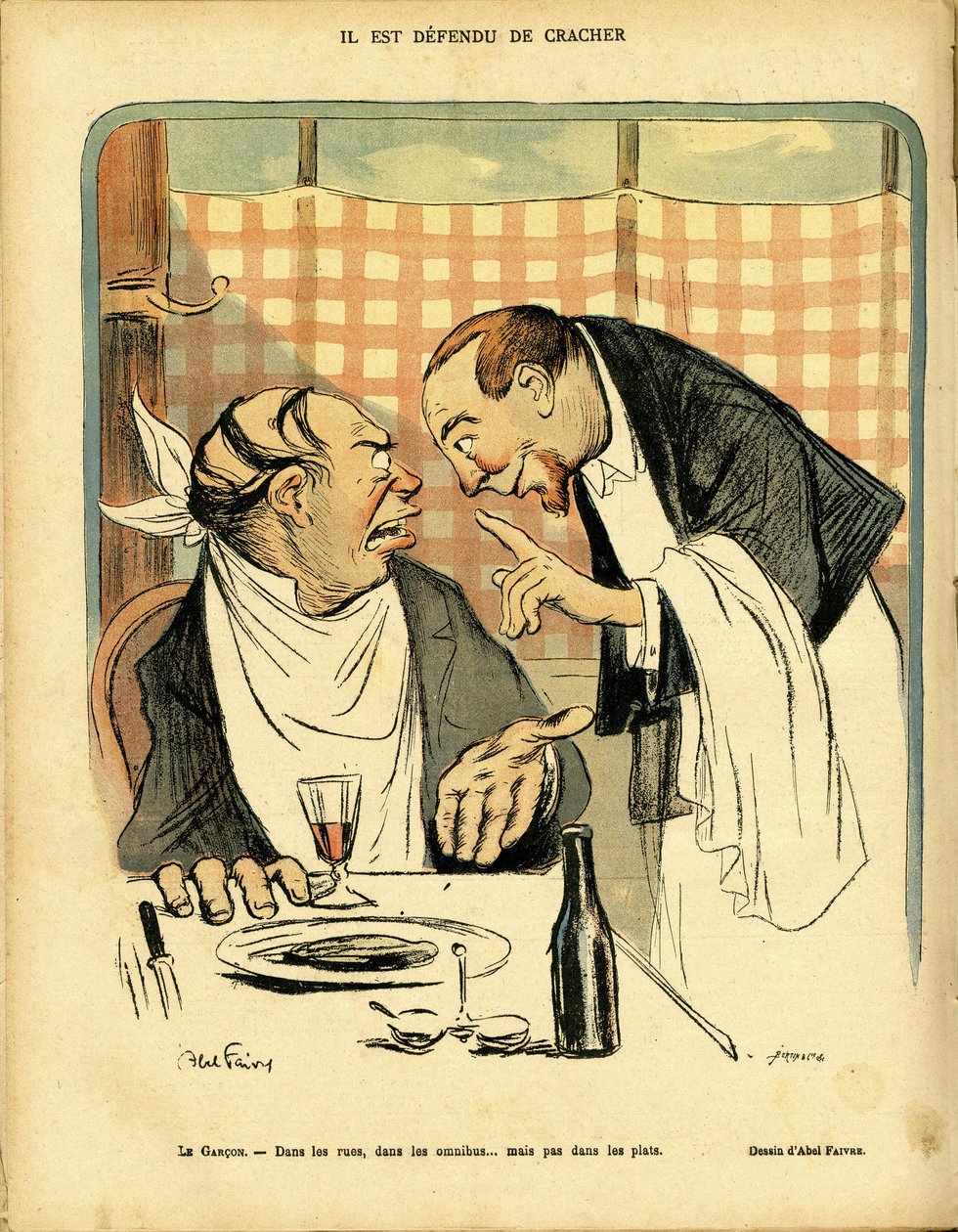 Illustrasjon av Abel Faivre (1867-1945) i Le Rire, nr. 297 av Jules Abel Faivre