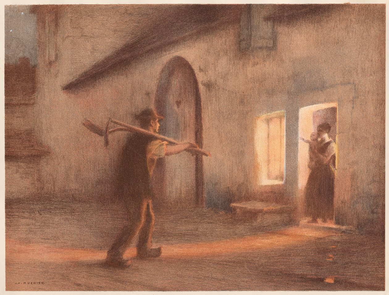 Retur fra feltene av Jules Alexis Muenier