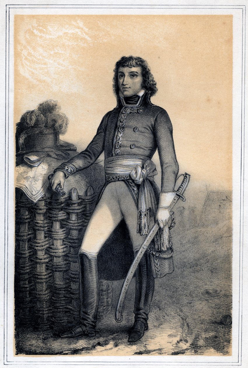 Barthélemy Catherine Joubert, fransk general, 1800-tallet. av Jules Alfred Vincent Rigo