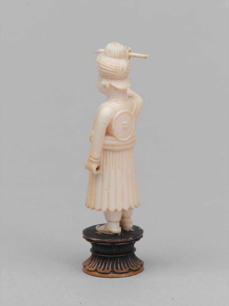 Svart bonde, sjakkbrikke, India, 1820 ca av Jules Antoine Duvaux