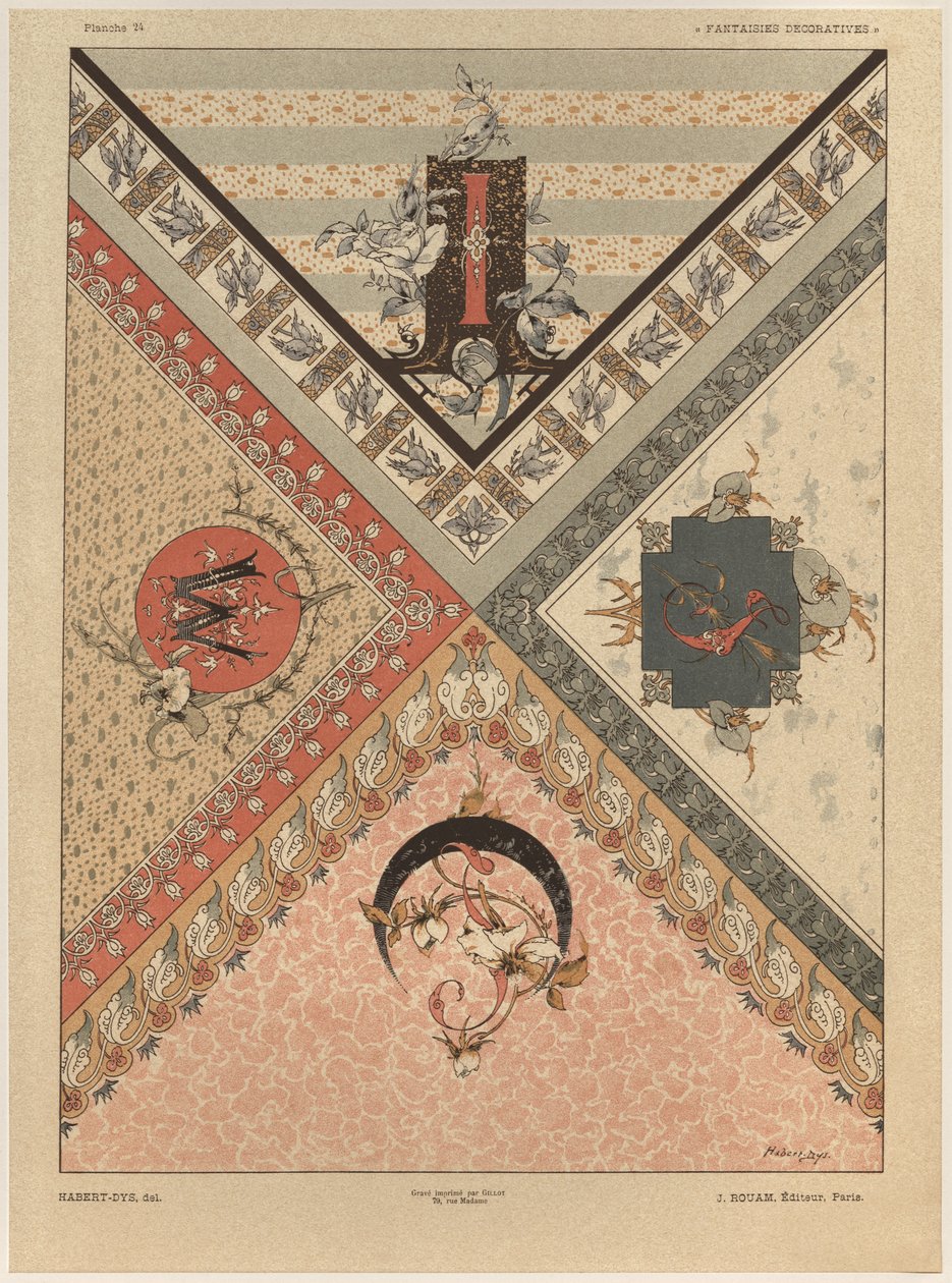 Bokstaver, plate 24 fra 