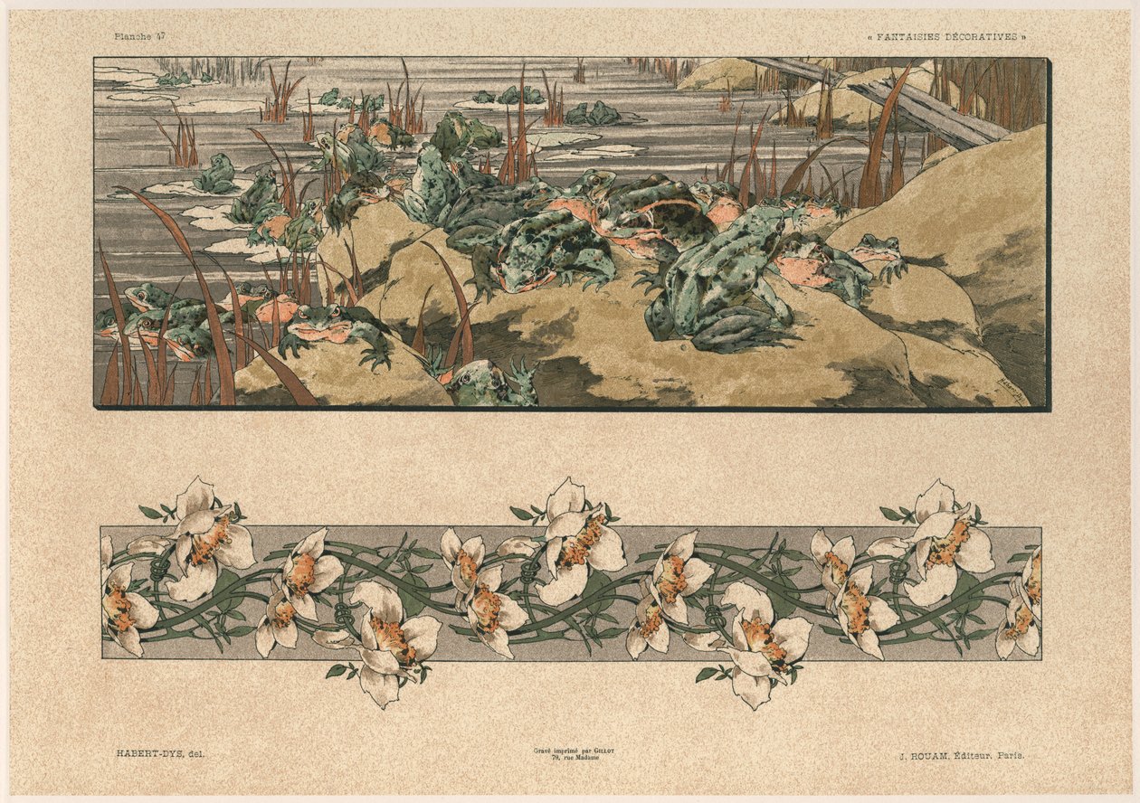Padder og blomster, plate 47 fra 