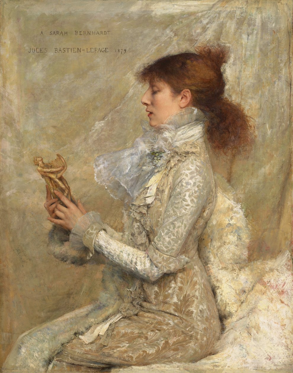 Portrett av Sarah Bernhardt av Jules Bastien Lepage