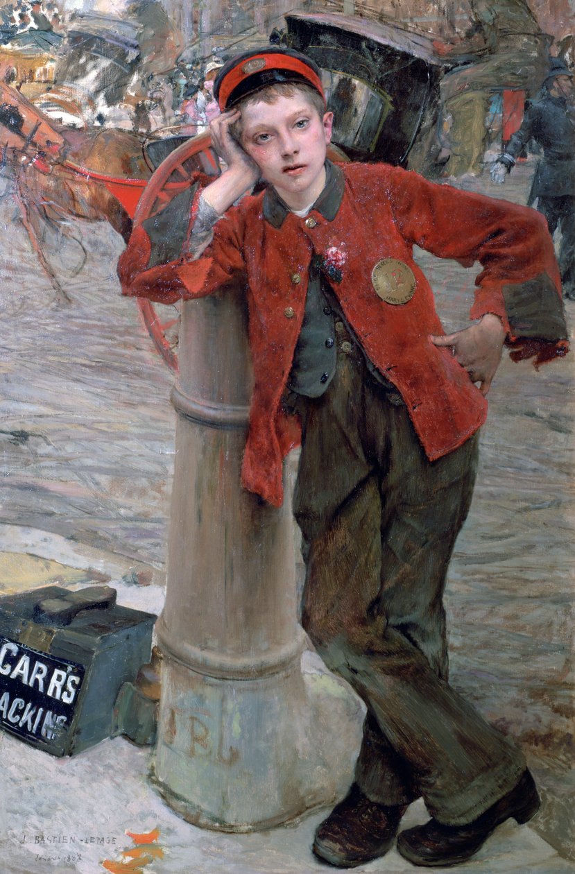 London Shoeshine Boy, 1882 av Jules Bastien Lepage