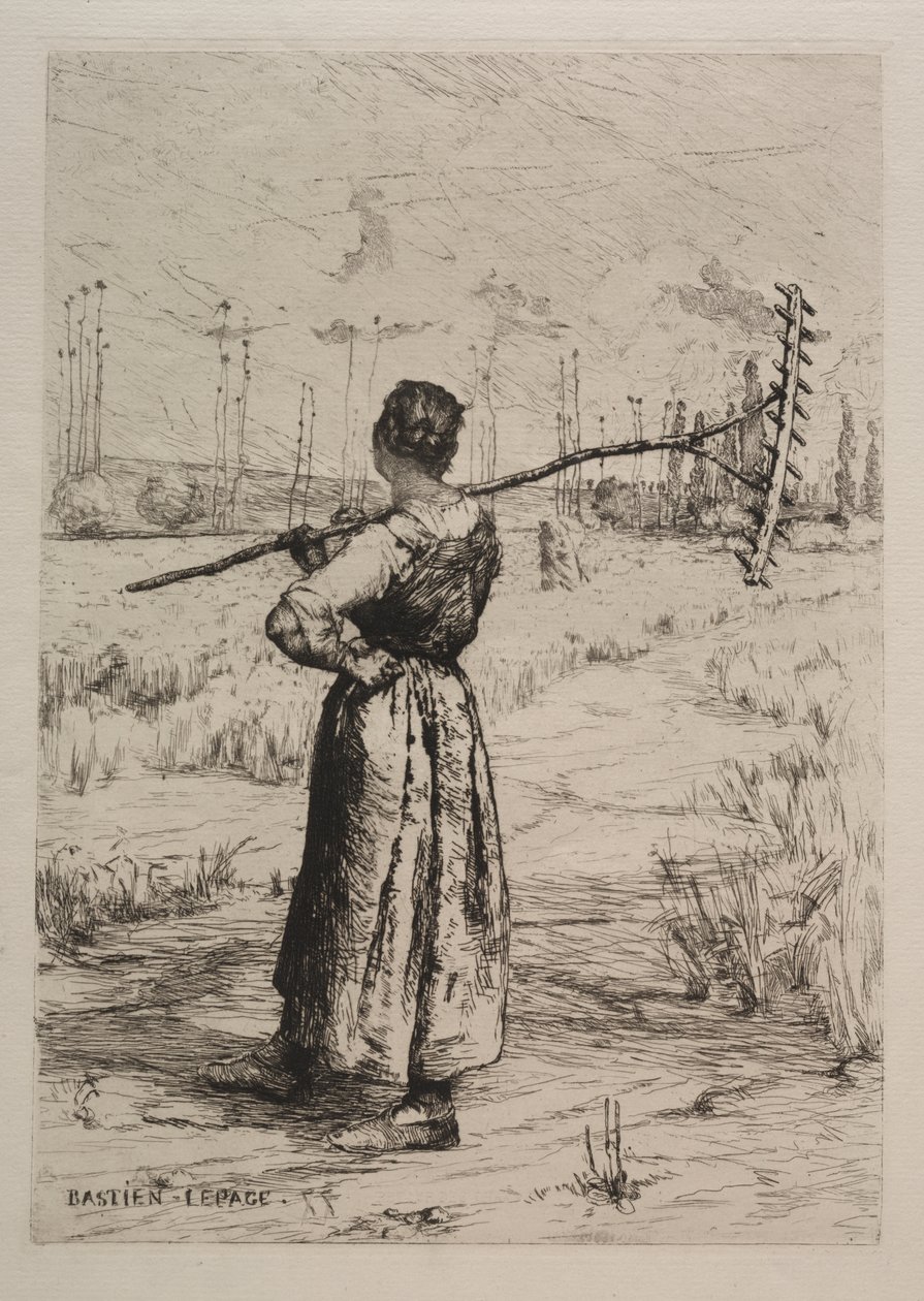 Retur av feltene av Jules Bastien Lepage