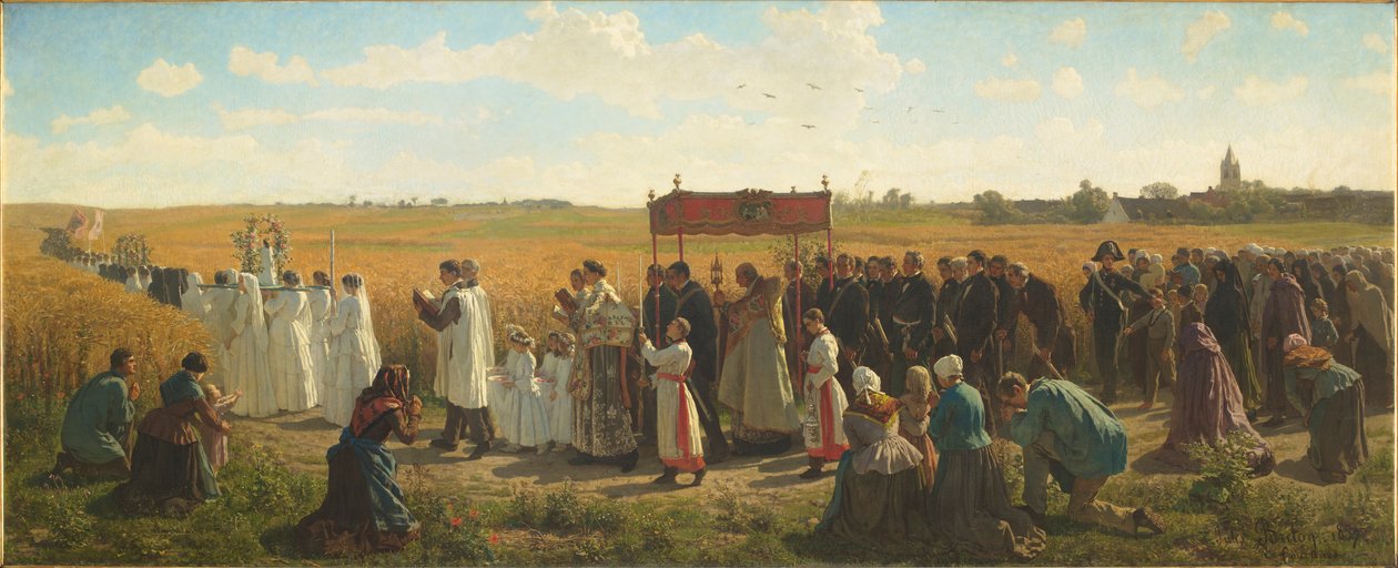 Velsignelsen av hveten i Artois av Jules Breton