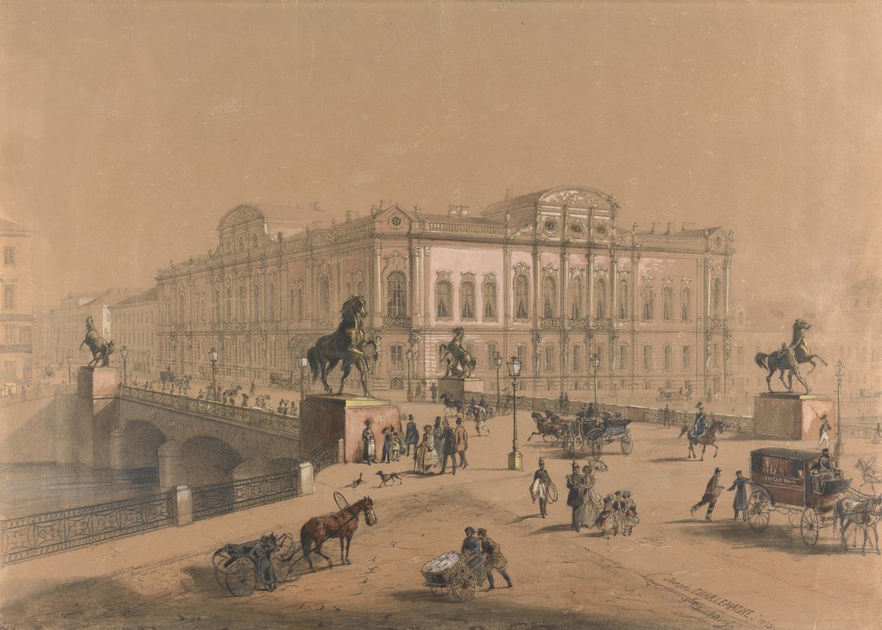 Beloselsky-Belozersky-palasset i St. Petersburg av Jules Charlemagne