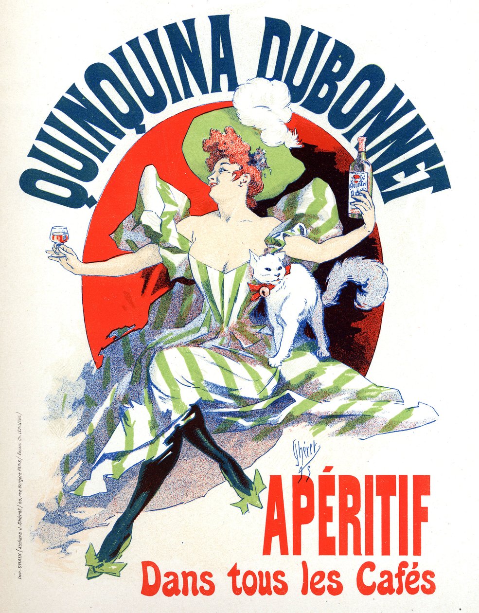 Reklame for Quinquina Dubonnet aperitiff av Jules Cheret