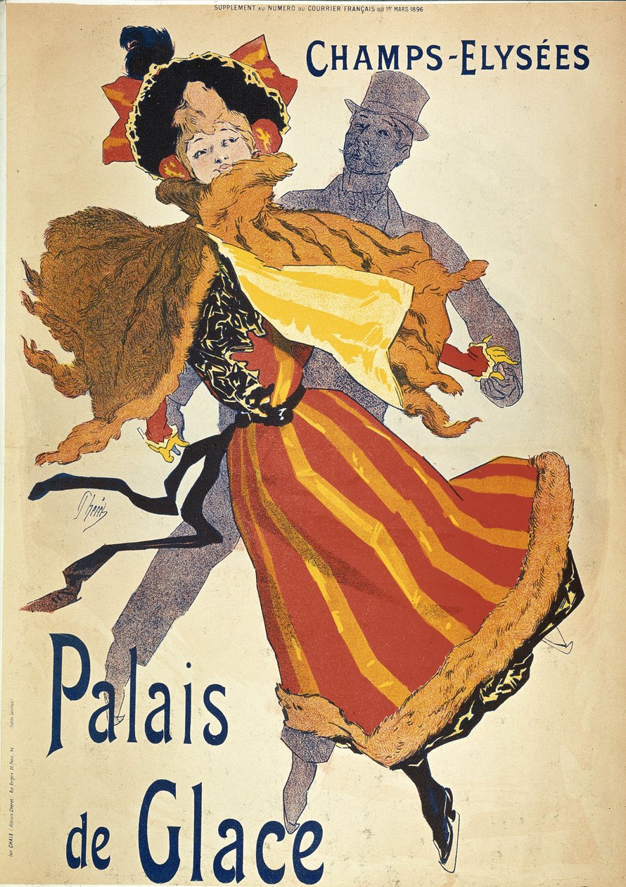 Reklame for ispalasset i Champs-Elysées, av Jules Cheret av Jules Cheret