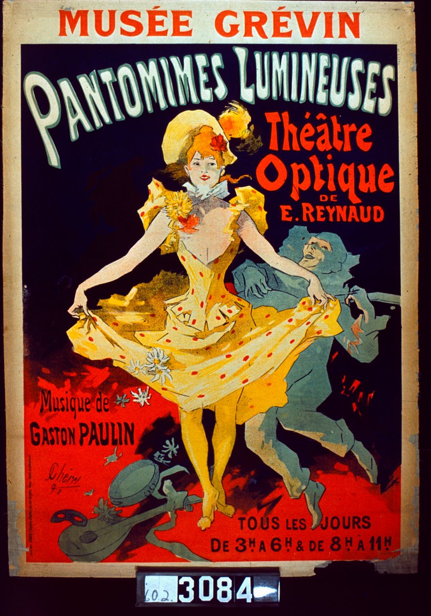 Lysende pantomimer av Jules Cheret