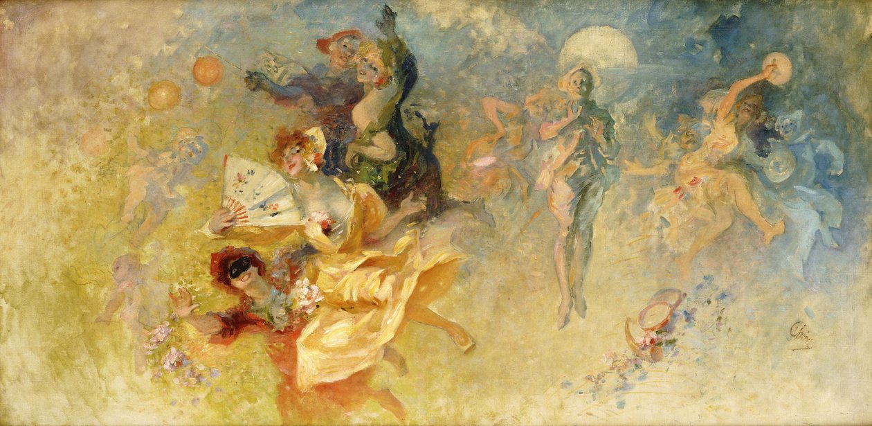 Maskeballen, av Jules Cheret