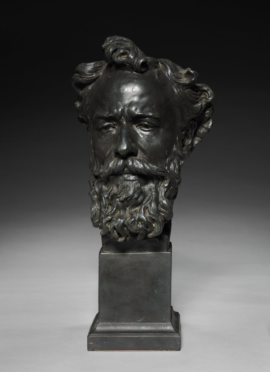 Leder for Alphonse Legros, ca. 1876. av Jules Dalou