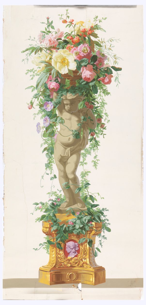 Flora galleri dekor av Jules Desfossé