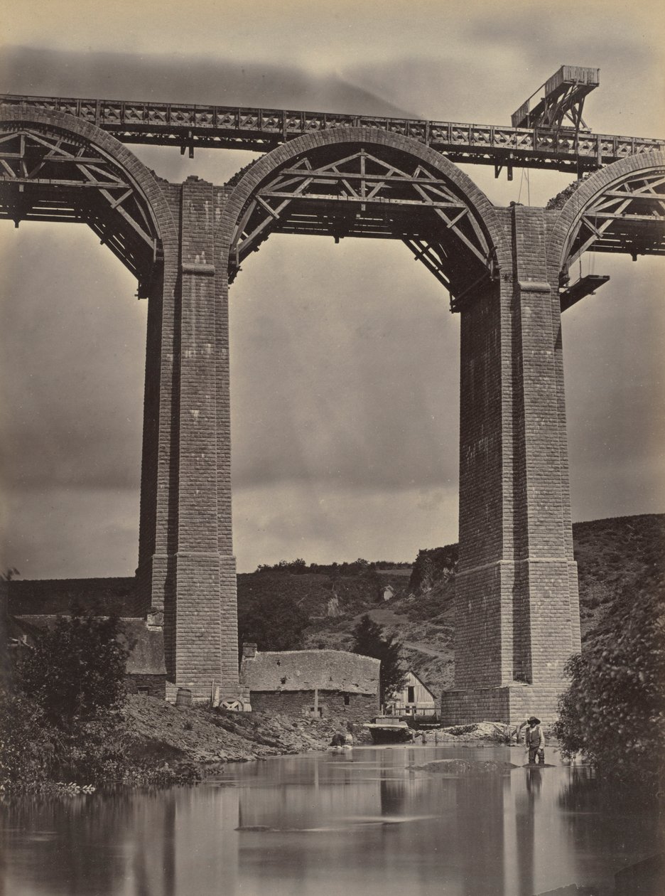 Pont-de-Buis, på Doufine, Frankrike, ca. 1865. av Jules Duclos
