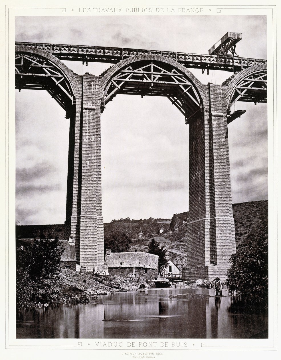 Viadukten av Pont de Buis, ca. 1876-1883 av Jules Duclos