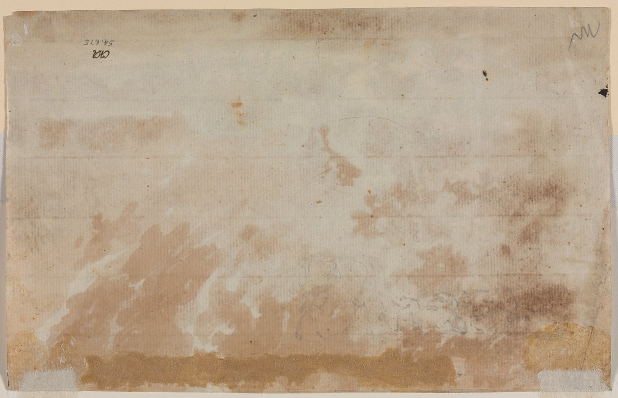 Storfe (verso) av Jules Dupré