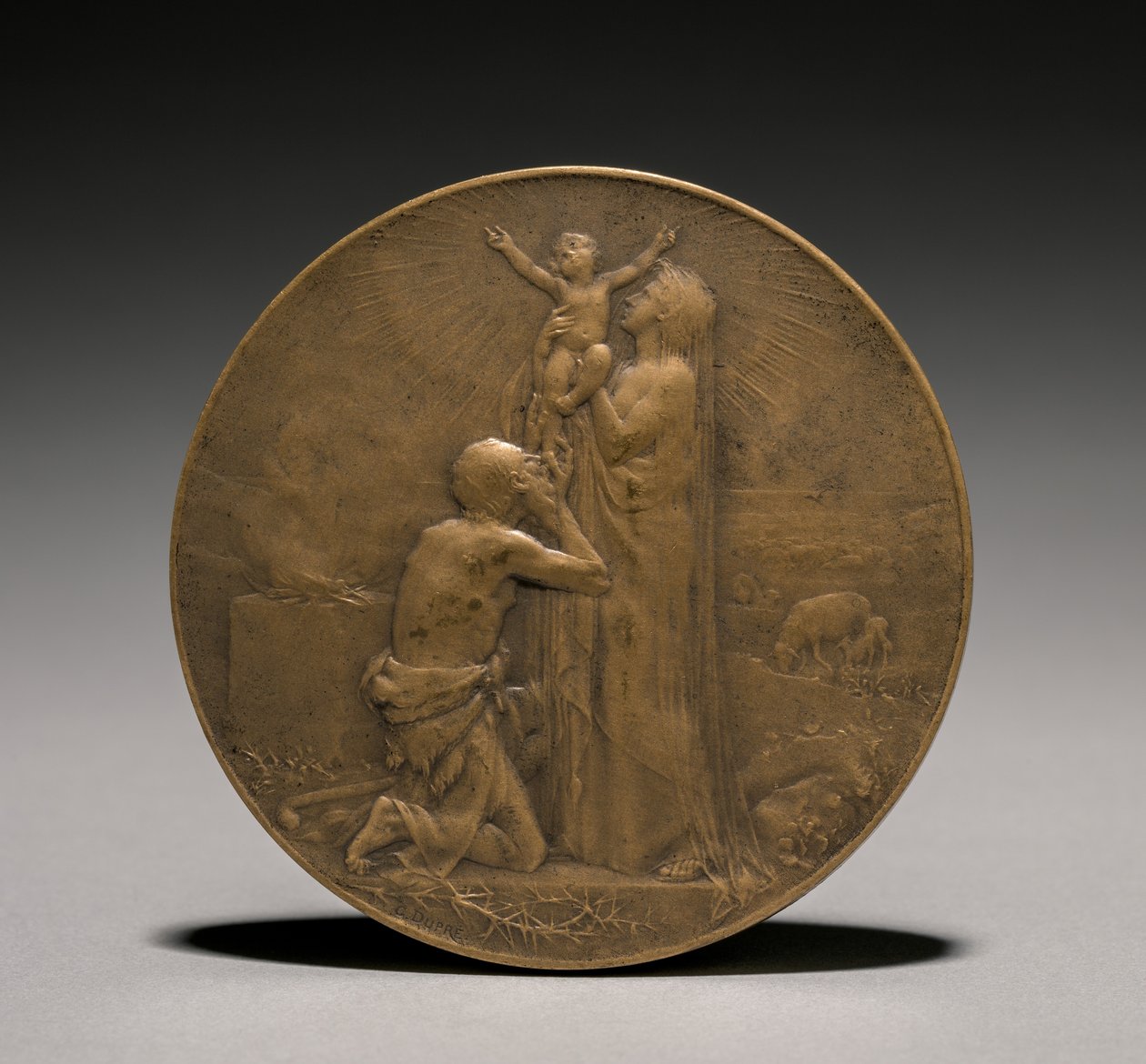 Medalje, 1800-tallet. av Jules Dupré