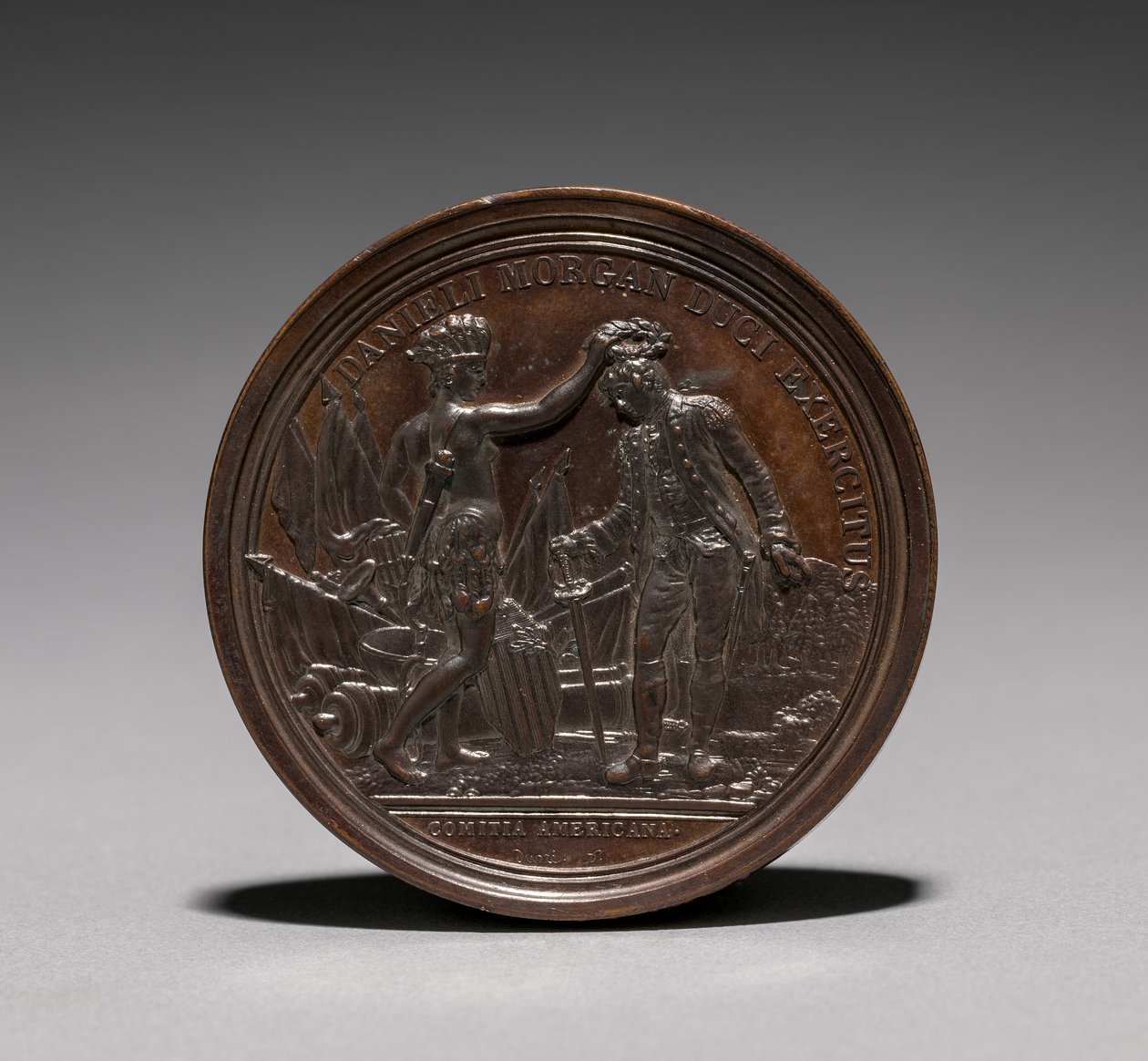 Medalje: Daniel Morgan. av Jules Dupré