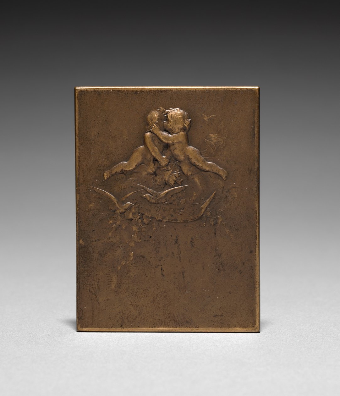 Medaljong revers. av Jules Dupré