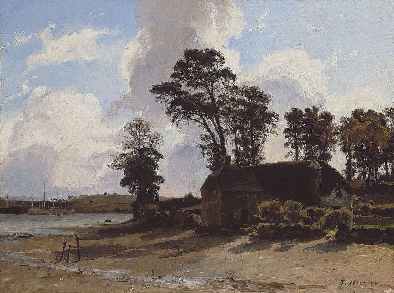 Elvemunningsgården av Jules Dupré