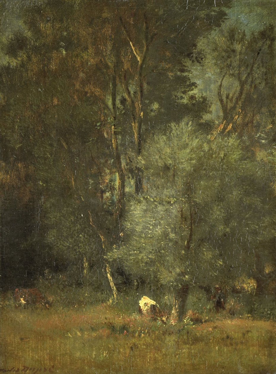Utsikt i skogen av Jules Dupre