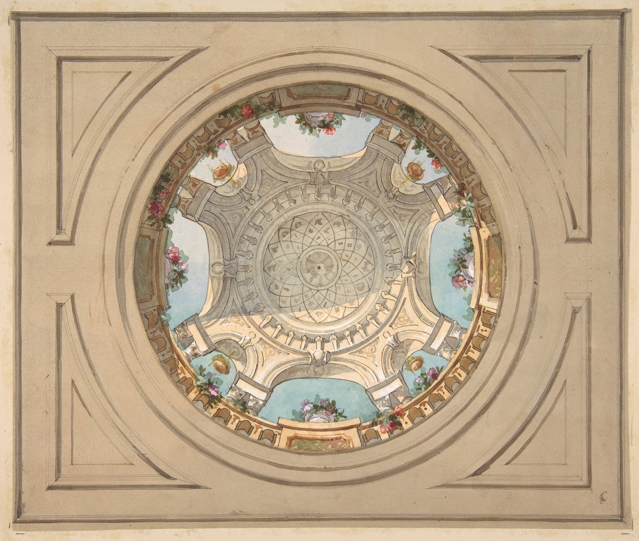Design for et tak med trompe l