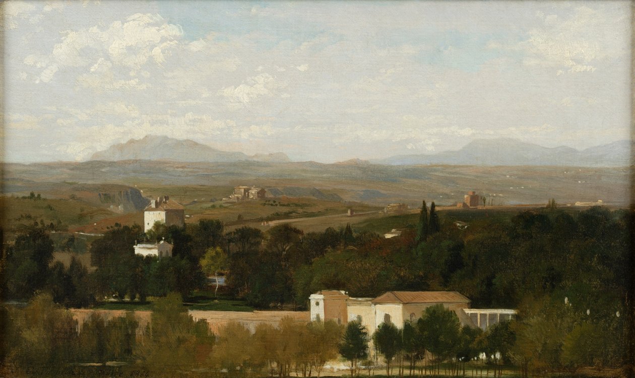 Utsikt nær Roma, 1864 av Jules Emile Saintin