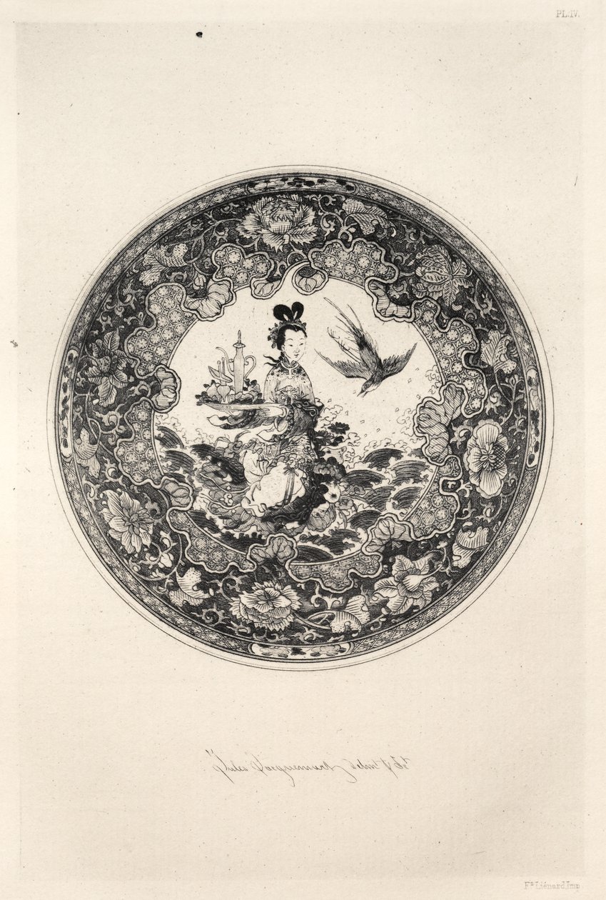 Historien om den keramiske kunsten: En beskrivende og filosofisk studie av keramikken ... Plate V, 1877. av Jules Ferdinand Jacquemart