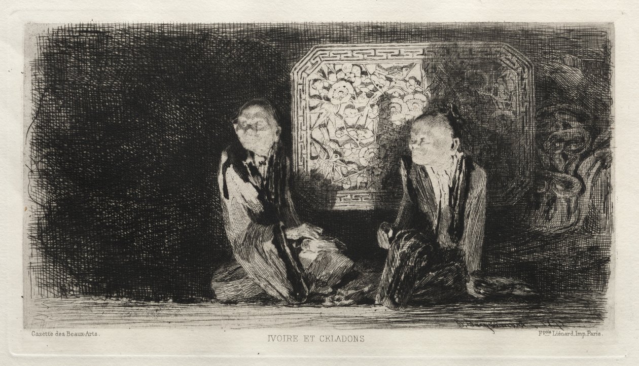 Elfenben og Celadon, 1872. av Jules Ferdinand Jacquemart
