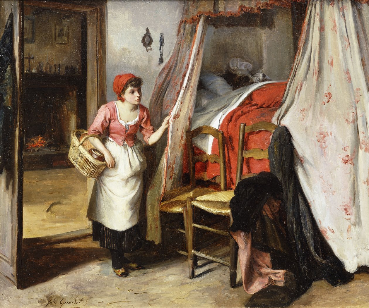 Rødhette av Jules Girardet