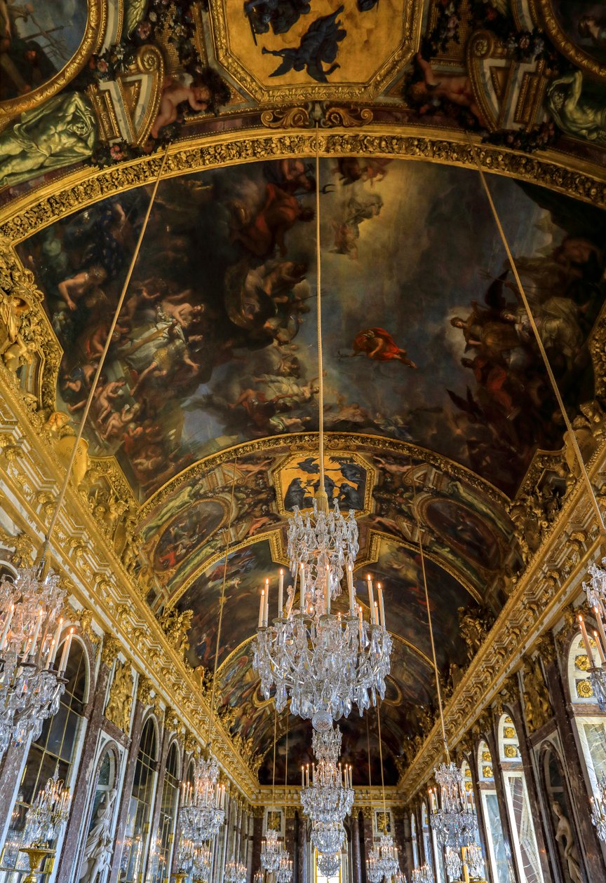 Hall of Mirrors, Palace of Versailles (bilde) av Jules Hardouin Mansart