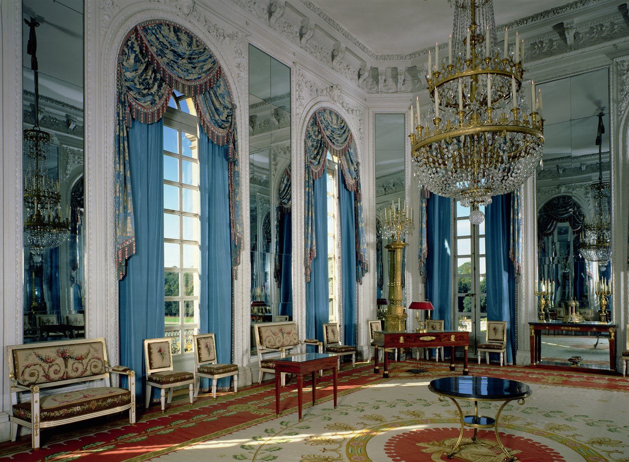 Salon des Glaces (The Room of Mirrors) i Grand Trianon, 1687, restaurert 1962-66 av Jules Hardouin Mansart