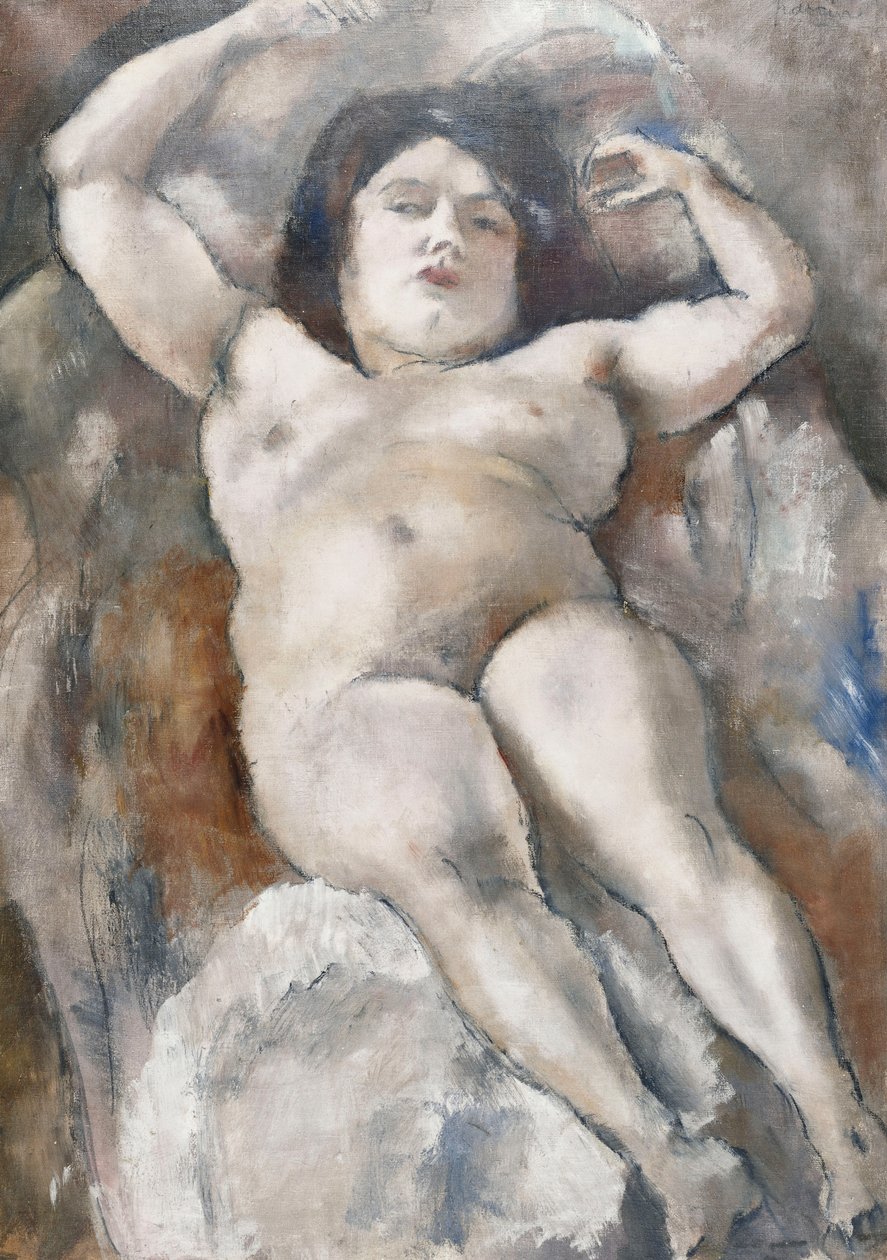 Naken; Vel, 1923 av Jules Pascin
