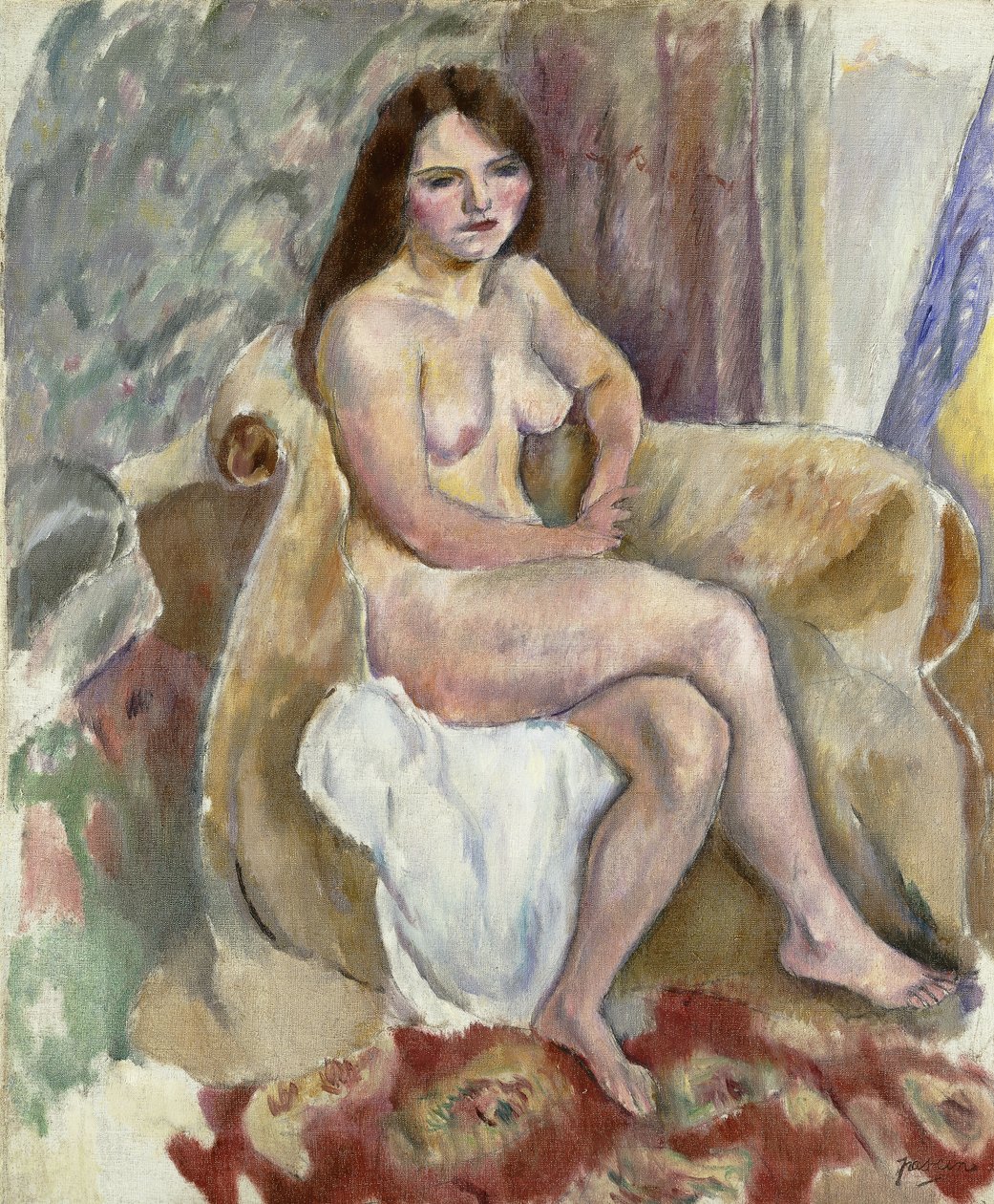 Den lille bretoneren; The Little Breton, 1912 av Jules Pascin