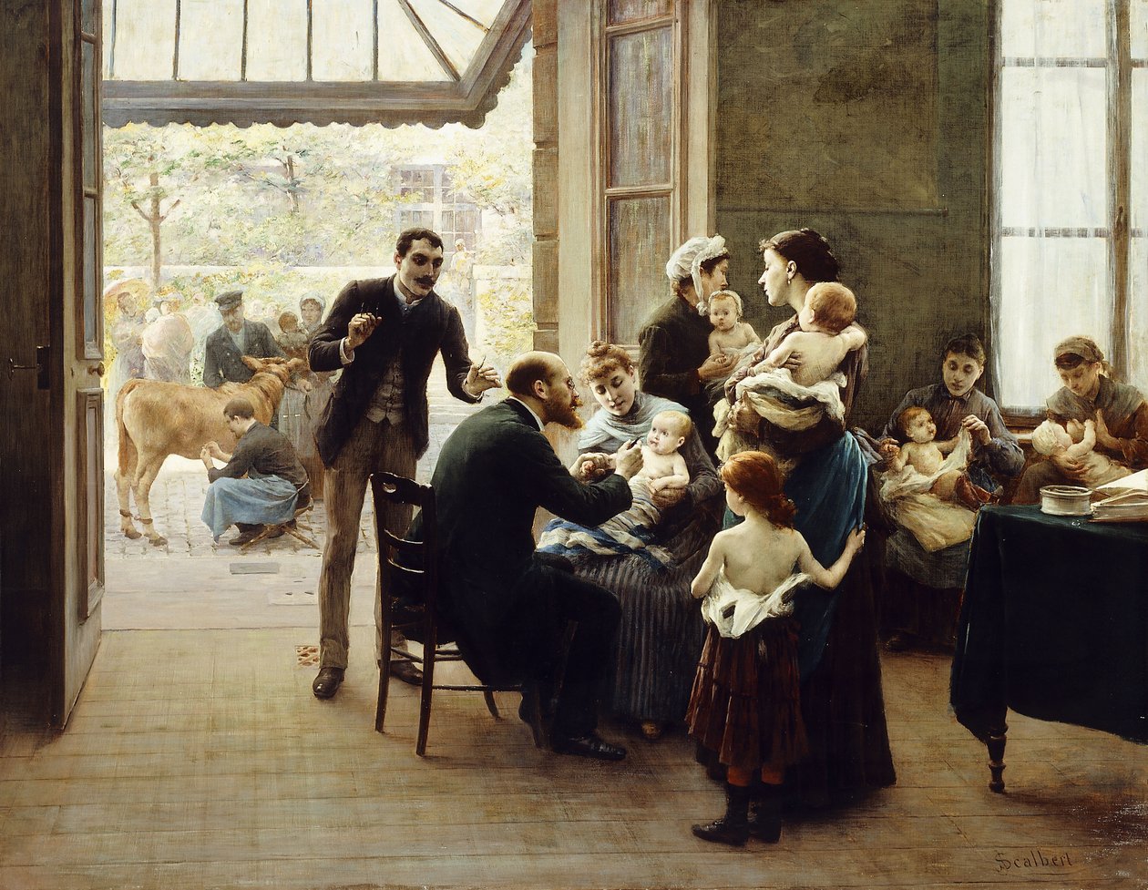 Hyllest til Louis Pasteur; Hyllest til Louis Pasteur, av Jules Scalbert