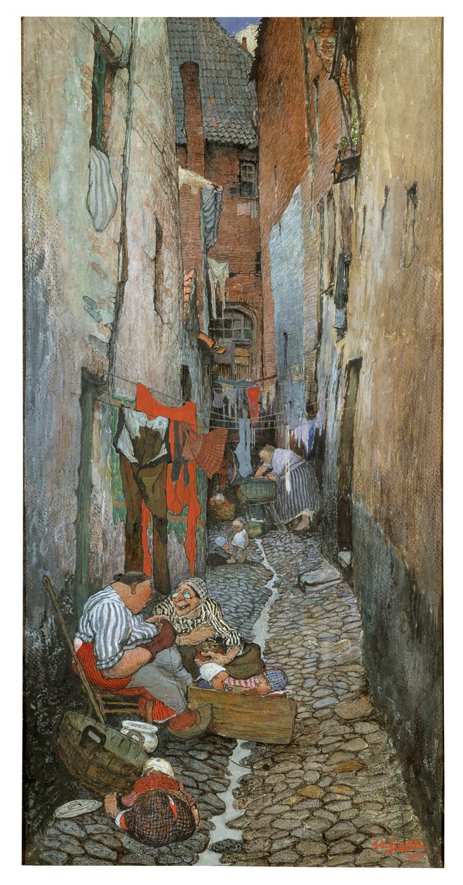 Bakgate av Jules de Bruycker