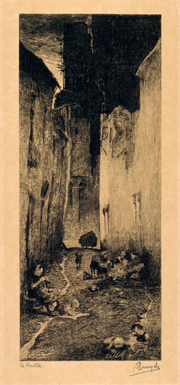 Alley i Gent av Jules de Bruycker