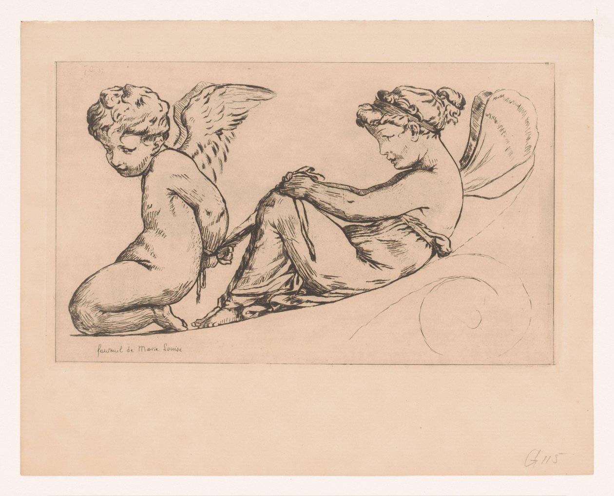 Psyche ketent Amor av Jules de Goncourt