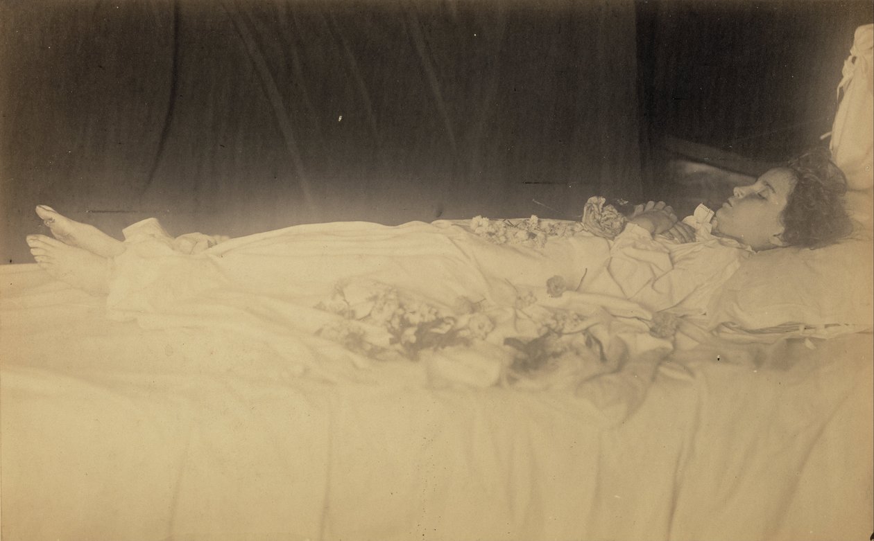 (Studie av et dødt barn) av Julia Margaret Cameron
