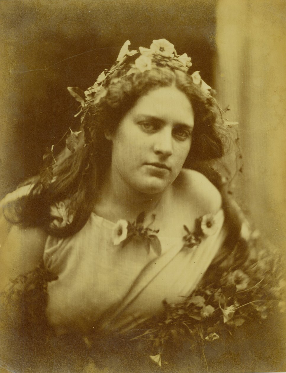 Cylene Wilson, ca. 1867 (albumtrykk) av Julia Margaret Cameron