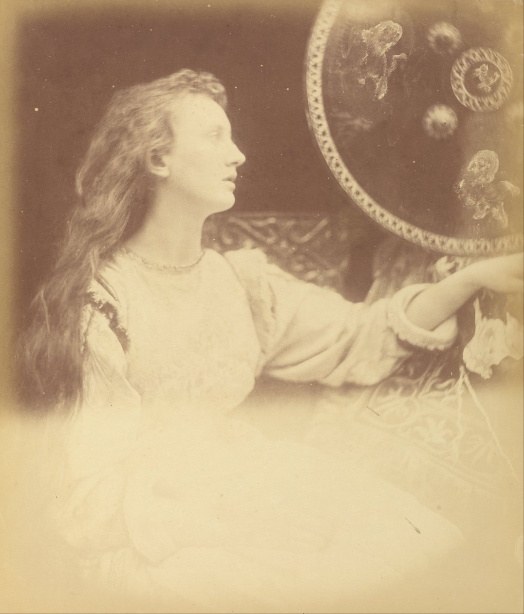 Elaine liljen av Julia Margaret Cameron