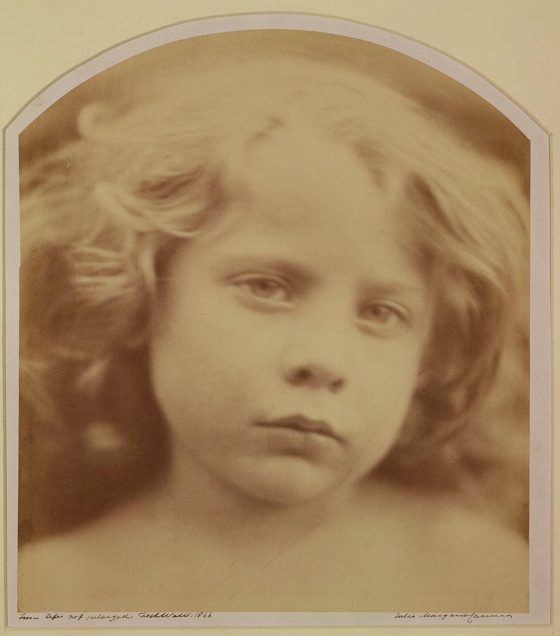 Portrett av et barn, 1866 av Julia Margaret Cameron