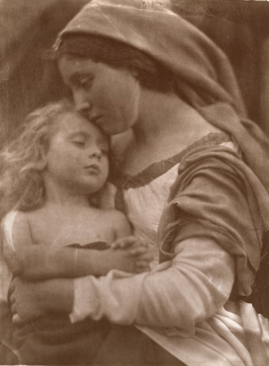 Portrett av mor og barn av Julia Margaret Cameron